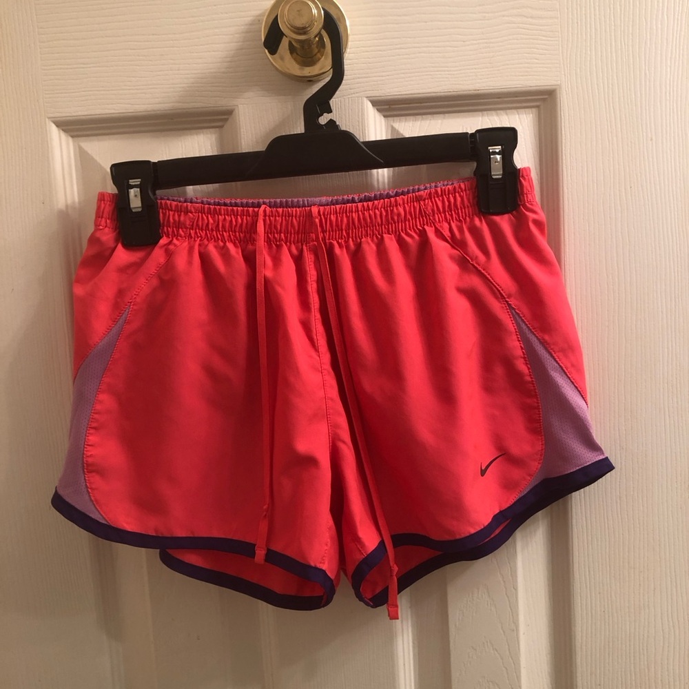 Nike Pink and Purple Women’s Athletic Shorts